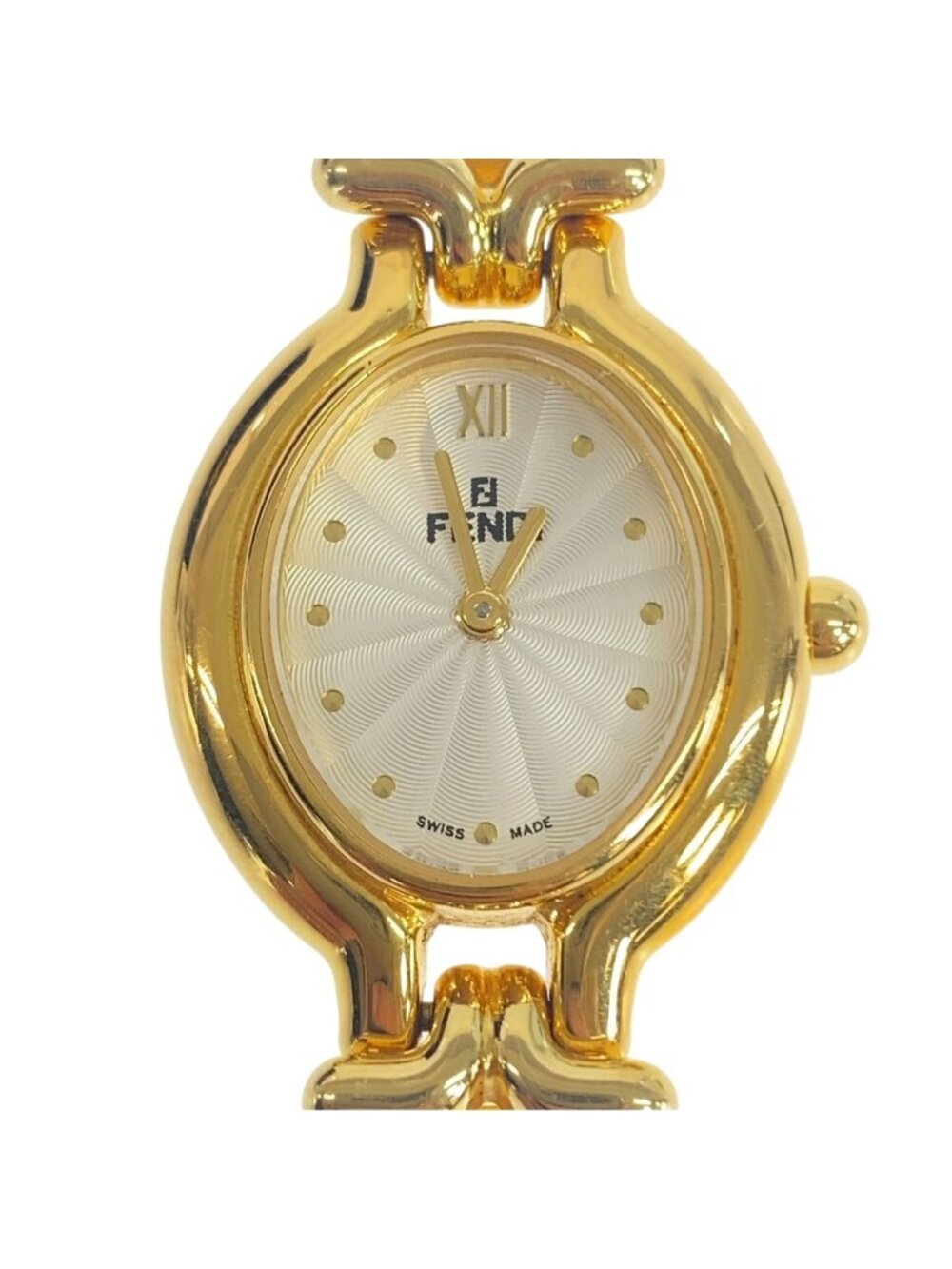 Fendi Vintage Change Strap Black Brown Blue Watch